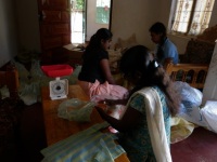 Ocean Stars weighing donations Ocean Stars weighing donations