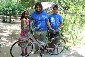 Bikes donated to families in Sri Lanka