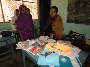 Womens sewing class in Sri Lanka