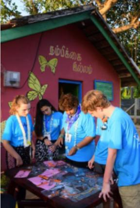 Hope House with Dilanee and OST volunteers