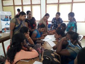 Nutrition workshop for pre-school teachers