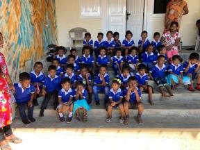 Preschool children at St Peter's