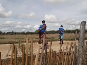 Delivering Food Parcels in Sri Lanka