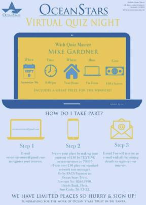 Quiz night fundraiser