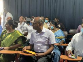 Opening new classroom in Sri Lanka