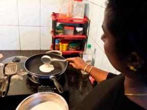 Cooking thosai