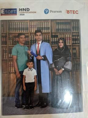 Family in Sri Lanka