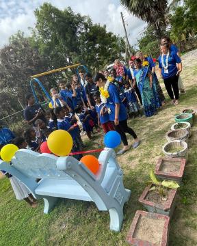 Visiting preschool in Sri Lanka