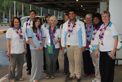 Ocean Stars team at the airport in Sri Lanka