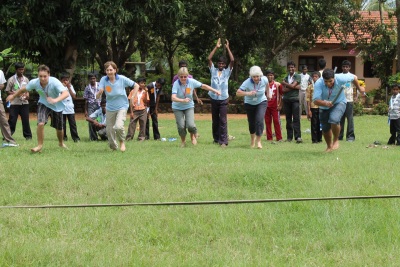 Running races at Grace childrens home