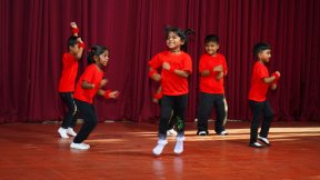 Children Performing on Stage in Sri Lanka