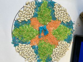 Rangoli pattern