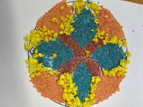 Rangoli pattern