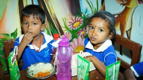 'Each gift offers much-needed nutrition to children and families often the only meal in a day.'