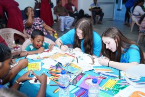 'Each gift provides the staples required by a school.  Paper