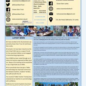 Ocean Stars Newsletter June 2021 Ocean Stars Newsletter June 2021