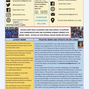 Ocean Stars Newsletter June 2022 Ocean Stars Newsletter June 2022