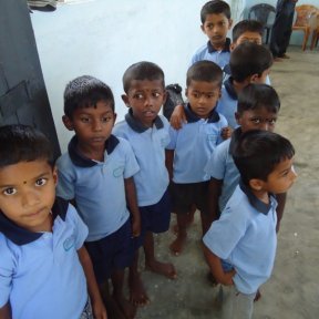 School children from Sri Lanka pre school